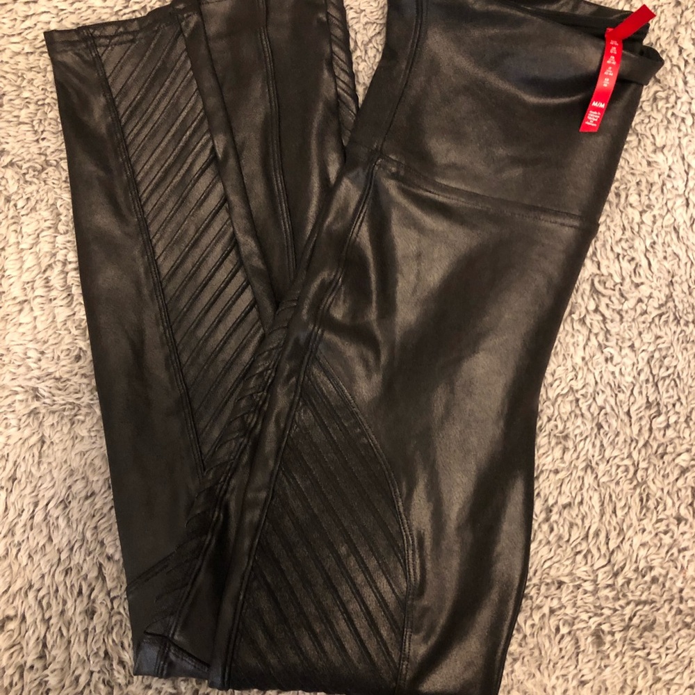 Spanx Moto Faux Leather Leggings!